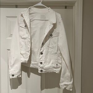 Women's White Denim Jacket